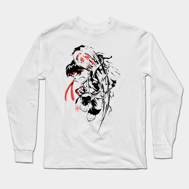 Shorty-uken Long Sleeve T-Shirt by elblackbat